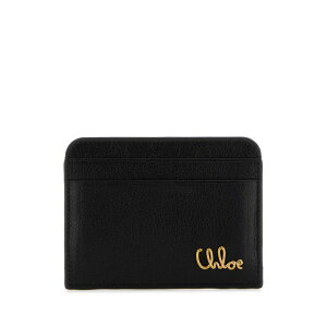 Chloe �N���G ���f�B�[�X ���z�E�J�[�h�P�[�X CH25AP480O37001 Black leather card holder Black onesize �y���������E�֐ō��z
