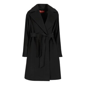Max Mara Studio �}�b�N�X�}�[�� �X�e���f�B�I ���f�B�[�X �R�[�g 2526016091600587013 Wool dressing gown coat Black IT34 IT36 IT38 IT40 IT42 IT44 IT46 IT48 IT50 IT52 IT54 �y���������E�֐ō��z