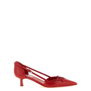 Prada �v���_ ���f�B�[�X �p���v�X�E�n�C�q�[�� 1I442OFB045011F0011 Open pumps at the sides Red 36.5 37 37.5 38 38.5 39 40 41 36 �y���������E�֐ō��z
