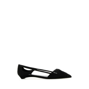 Prada �v���_ ���f�B�[�X �t���b�g�V���[�Y 1F734NF015049F0002 Black satin ballerinas Black 36 37 37.5 38 38.5 39 40 41 �y���������E�֐ō��z