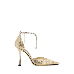 JIMMY CHOO �W�~�[ �`���E ���f�B�[�X �p���v�X�E�n�C�q�[�� STEVIE100GZBGOLD Gold fabric Stevie 100 pumps Gold 36 37 38 39 40 41 �y���������E�֐ō��z