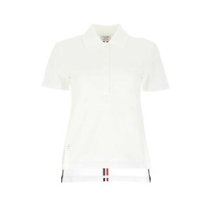 Thom Browne �g���E�u���E�� ���f�B�[�X �|���V���c FJP014A00050100 White piquet polo shirt White 42 36 38 40 44 �y���������E�֐ō��z