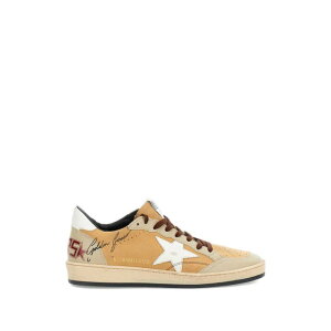 Golden Goose �S�[���f���O�[�X �����Y �X�j�[�J�[ GMF00117F00812915873 BALL STAR NABUK LEATHER SNEAKERS WITH WHITE LEATHER STAR AND HEEL TAB 15873 SAND/MILK 40 42 43 44 45 �y���������E�֐ō��z