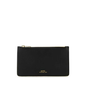 【楽天スーパーセール 最大80%OFF+P2倍~】A.P.C. アーペーセー レディース 財布・カードケース PXAWVF63276LZZ Black leather Willow card holder Black onesize 【送料無料・関税込】