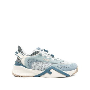 FENDI �t�F���f�B ���f�B�[�X �X�j�[�J�[ 8E8620AYF9F1TYX Fendi Sneakers Clear Blue Blue and green 36 37 38 39 40 41 �y���������E�֐ō��z
