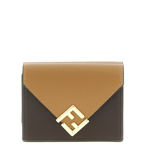 yyVC[OXӍՍő80%OFF+P2{~zFENDI tFfB fB[X zEJ[hP[X 8M0480ALV4F1UJ9 'Mini tri-fold FF Diamonds' wallet Brown onesize yE֐ōz
