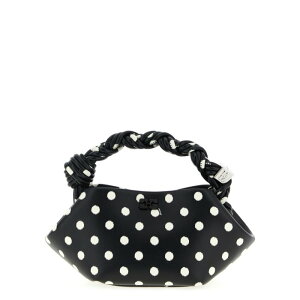 GANNI �K�j�[ ���f�B�[�X �n���h�o�b�O�E�V�����_�[�o�b�O B2100058099 'Polka-Dot Bou' mini handbag Black onesize �y���������E�֐ō��z