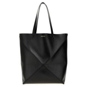 LOEWE ���G�x �����Y �g�[�g�o�b�O B933Q18X011100 Shopping 'Puzzle Fold Tote XL' Black onesize IT0 �y���������E�֐ō��z