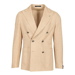 TAGLIATORE �^���A�g�[�� �����Y �u���U�[�E�W���P�b�g GDARREL20KJ570056A1056 MONTECARLO SVUOTATA 2 PETTI JERSEY LINO COTONE Beige 40 42 44 46 48 50 52 54 56 58 60 62 64 �y���������E�֐ō��z