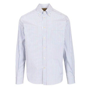 Valentino Garavani ���@�����e�B�m �����Y �V���c�E�u���E�X 8V3ABS80B95C1L Striped cotton button-down shirt Light blue 40 41 36 37 38 39 42 43 44 45 46 47 �y���������E�֐ō��z