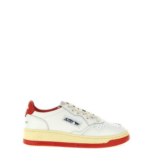 AUTRY �I�[�g���[ ���f�B�[�X �X�j�[�J�[ AULWMK02 Autry x Maison Kitsune 'Medalist Low' sneakers Red IT35 IT36 IT37 IT38 IT39 36 37 38 39 40 41 35 �y���������E�֐ō��z