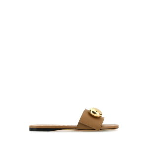 LOEWE Gx fB[X T_ L815465XB0OAK Camel leather Pebble slippers Camel 36 37 38 39 40 41 yE֐ōz