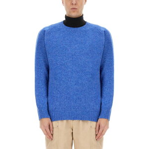 HOWLIN' �n�E���� �����Y �j�b�g�E�Z�[�^�[�E�J�[�f�B�K�� BIRTHOFTHECOOLAPOLLO WOOL JERSEY. AZURE L XL M S 2XL �y���������E�֐ō��z