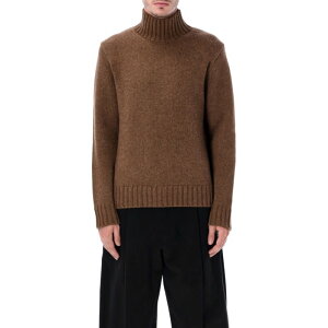 Studio Nicholson �X�^�W�I�j�R���\�� �����Y �j�b�g�E�Z�[�^�[�E�J�[�f�B�K�� 1432CARAMEL STUDIO NICHOLSON Sweaters Brown Brown M L �y���������E�֐ō��z