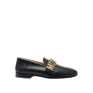 yyVubNtCf[ő80%OFF+P2{~zMOSCHINO XL[m Y [t@[ MB10162C1GGA0000 Metallic letters loafers Black 40 yE֐ōz