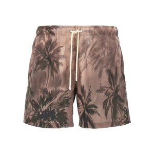 Palm Angels �p�[���G���W�F���X �����Y �X�C���E�F�A PMFD012S25FAB00261106110 'Sunset Palms' swimsuit Multicolor L M S XL �y���������E�֐ō��z