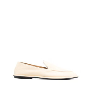 【楽天お買い物マラソン 最大80%OFF+P2倍】The Row ザ・ロウ レディース フラットシューズ F1258L74MLK THE ROW CAPSULE Flat shoes White Light and natural 361/2 371/2 381/2 391/2 401/2 411/2 36 37 38 39 40 41 【送料無料・関