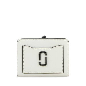 Marc Jacobs }[N WFCRuX fB[X zEJ[hP[X 2F3SMP062S07005 White leather mini Utility Snapshot wallet White onesize yE֐ōz