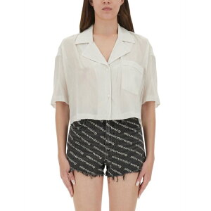 yyVubNtCf[ő80%OFF+P2{~zalexanderwang.t ALT_[ eB[ fB[X VcEuEX 4WC3251099971 STRIPED SHIRT WITH EMBROIDERED LOGO WHITE L M S XS yE֐ōz