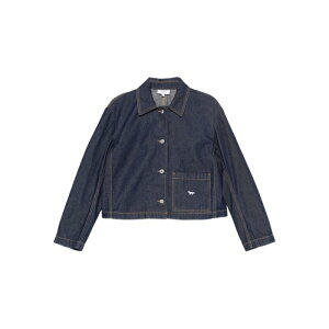 Maison Kitsune ���]�� �L�c�l ���f�B�[�X �J�W���A���W���P�b�g PW02142WW0081P470 MAISON KITSUNE' Coats Blue Blue and green M S XS �y���������E�֐ō��z