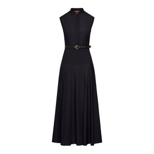 Max Mara Studio �}�b�N�X�}�[�� �X�e���f�B�I ���f�B�[�X �����s�[�X�E�h���X�E�I�[���C������ 2616221052600004 COTTON POPLIN WHEEL-SHAPED DRESS Black IT38 IT40 IT42 IT44 �y���������E�֐ō��z