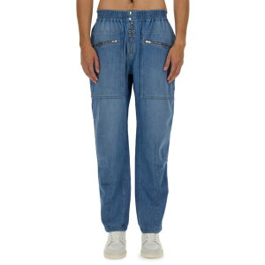 Isabel Marant �C�U�x�� �}���� �����Y �W�[���Y PA0358HAB2H09H30BU COTTON PANTS DENIM L M S �y���������E�֐ō��z