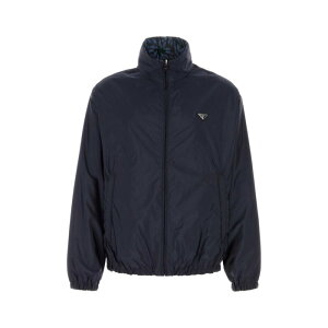 Prada �v���_ �����Y �J�W���A���W���P�b�g SGD131SFMO1WQ9F0AI7 Navy blue Re-Nylon reversible jacket Blue S M L XL 2XL �y���������E�֐ō��z