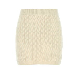 Sportmax �X�|�[�c�}�b�N�X ���f�B�[�X �X�J�[�g 2422306022600001 Ivory wool blend Earry1 mini skirt Light Blue XS S M L XL �y���������E�֐ō��z