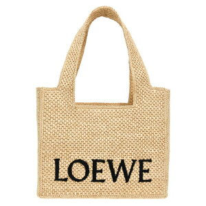 LOEWE ���G�x ���f�B�[�X �g�[�g�o�b�O A685B61X052123 Capsule Paula's Ibiza 'Slit' midi shopping bag Beige onesize IT0 �y���������E�֐ō��z