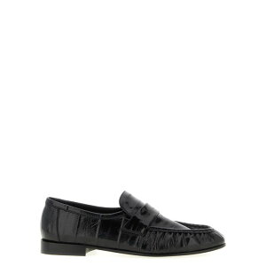 The Row �U�E���E �����Y ���[�t�@�[ F2018E17BLK 'Soft Loafer' loafers Black 41 42 42.5 43 43.5 44 45 40 �y���������E�֐ō��z