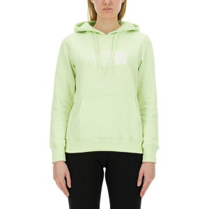 THE NORTH FACE UEm[XEtFCX fB[X XEFbgEt[fB[ NF0A55ECO0F1 SWEATSHIRT WITH LOGO GREEN M S XS yE֐ōz