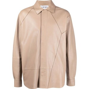 LOEWE ���G�x �����Y �V���c�E�u���E�X H526Y31L072150 Loewe Shirts Beige Light and natural 48 50 �y���������E�֐ō��z