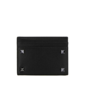 Valentino Garavani ���@�����e�B�m �����Y ���z�E�J�[�h�P�[�X 5Y2P0523VH30NO Black leather Rockstud card holder Black onesize �y���������E�֐ō��z