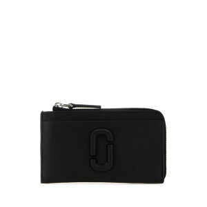 Marc Jacobs }[N WFCRuX fB[X zEJ[hP[X 2S4SMP008S02001 Black leather card holder Stripped onesize yE֐ōz