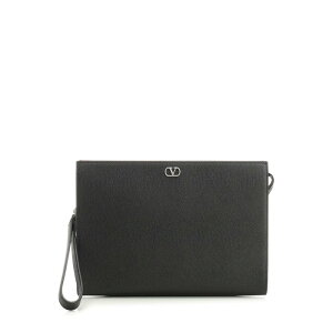 Valentino Garavani ���@�����e�B�m �����Y �N���b�`�o�b�O�E�|�[�` 8Y2P0AN7UAG0NO VLogo Signature pouch Black onesize IT0 �y���������E�֐ō��z