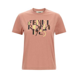 FENDI �t�F���f�B ���f�B�[�X T�V���c�E�J�b�g�\�[ FS7254AVF9F1T6N 'Fendi Roma 1925' T-shirt Pink L M S XS 3XL 4XL 5XL XL 2XL 2XS 3XS �y���������E�֐ō��z