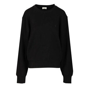 Saint Laurent �T�����[���� ���f�B�[�X �X�E�F�b�g�E�t�[�f�B�[ 823184Y36SW1000 SWEAT LARGE AVEC BRO MOLLETON DOUX GOTS Black L M S XS 3XL 4XL 5XL XL 2XL 2XS �y���������E�֐ō��z