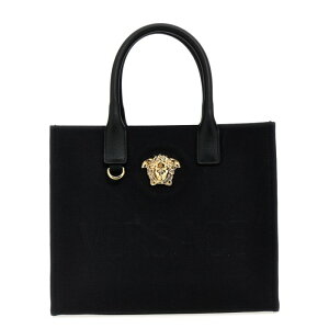 VERSACE FT[`F fB[X g[gobO 10058611A030951B00V 'Versace Allover' small shopping bag Black onesize yE֐ōz