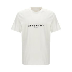 GIVENCHY ジバンシィ メンズ Tシャツ・カットソー BM71653Y6B100 Logo T-shirt White L M S XL XS 2XL 3XL 4XL 5XL 2XS 【送料無料・関税込】