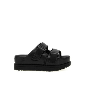 UGG AO fB[X T_ 1152651BLACK Goldenstar Hi Slides Black 11 9 8 yE֐ōz