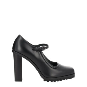 Max Mara �}�b�N�X�}�[�� ���f�B�[�X �p���v�X�E�n�C�q�[�� 2524526013600139004 LEATHER MARY JANE BLACK 36 40 37 39 38 �y���������E�֐ō��z