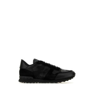 Valentino Garavani ���@�����e�B�m �����Y �X�j�[�J�[ 8Y2S0723NSD0NO Black fabric and leather Rockrunner Camouflage sneakers Black IT39 IT40 IT41 IT42 IT43 IT44 IT45 IT46 IT47 40 41 41.5 42 42.5 43 43.5 44 44.5 45 �y���������E�֐ō�