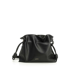 LOEWE ���G�x ���f�B�[�X �n���h�o�b�O�E�V�����_�[�o�b�O A411FC1XD41100 Medium Flamenco clutch bag Black onesize IT0 �y���������E�֐ō��z