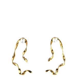 Dries Van Noten �h���X���@���m�b�e�� ���f�B�[�X �s�A�X�E�C�������O 242018205096954 Pearl earrings Gold onesize �y���������E�֐ō��z