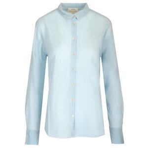 forte_forte �t�H���e �t�H���e ���f�B�[�X �V���c�E�u���E�X 9906my Voile shirt Light blue 3 �y���������E�֐ō��z