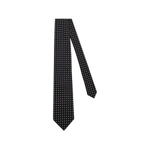 TOM FORD �g���t�H�[�h �����Y �l�N�^�C STE001S0243NWA FLOWER-MOTIF SILK TIE NWA BLACK&WHITE onesize �y���������E�֐ō��z