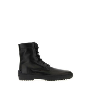 Tod's �g�b�Y �����Y �u�[�c XXM84L0GK50NF5B999 Black leather ankle boots Black 6 7 7.5 8 8.5 9 10 11 �y���������E�֐ō��z