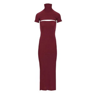 ALAIA �A���C�A ���f�B�[�X �����s�[�X�E�h���X�E�I�[���C������ AA9R2802K127B337 Fitted knit cut-out dress Bordeaux FR30 FR32 FR34 FR36 FR38 FR40 FR42 FR44 FR46 FR48 FR50 FR52 FR54 FR56 FR58 36 38 40 �y���������E�֐ō��z