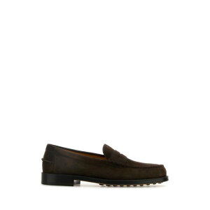 Tod's gbY Y [t@[ XXM48L00640RE0S800 Dark brown suede loafers Brown 6 6.5 7 7.5 8 8.5 9 10 yE֐ōz