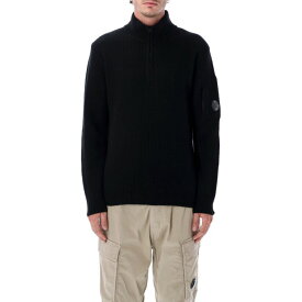 C.P. Company シーピーカンパニー メンズ ニット・セーター・カーディガン 19CMKN130A110149A999 C.P. COMPANY Sweaters Black Blacks and greys M L XL 【送料無料・関税込】